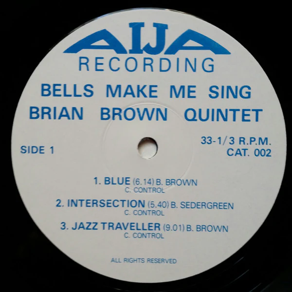 Brian Brown Quintet – Bells Make Me Sing (VG+/VG+) – LP, AU 1979 - Image 3