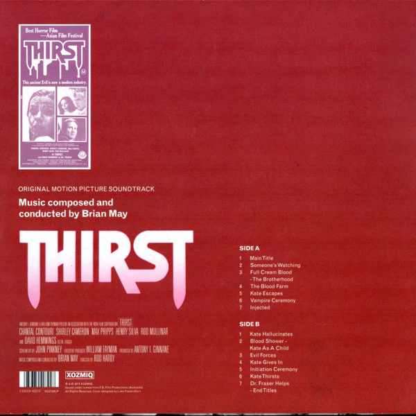 Brian May – Thirst (Original Motion Picture Soundtrack) (E/E) – LP, AU 2015 - Image 2