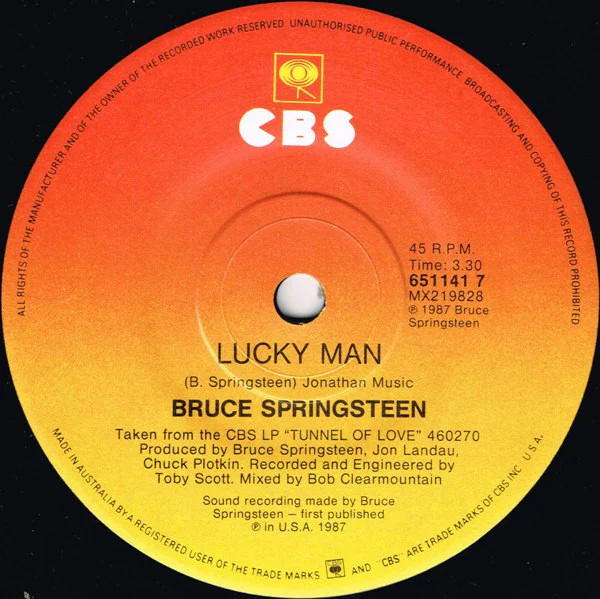 Bruce Springsteen – Brilliant Disguise (VG+/VG+) – 7", AU 1987 - Image 4
