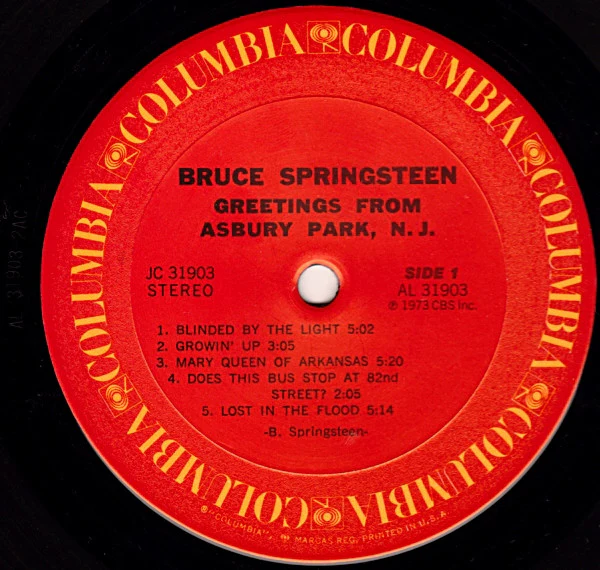 Bruce Springsteen – Greetings From Asbury Park, N.J. (E/VG+) – LP, US 1979 - Image 6