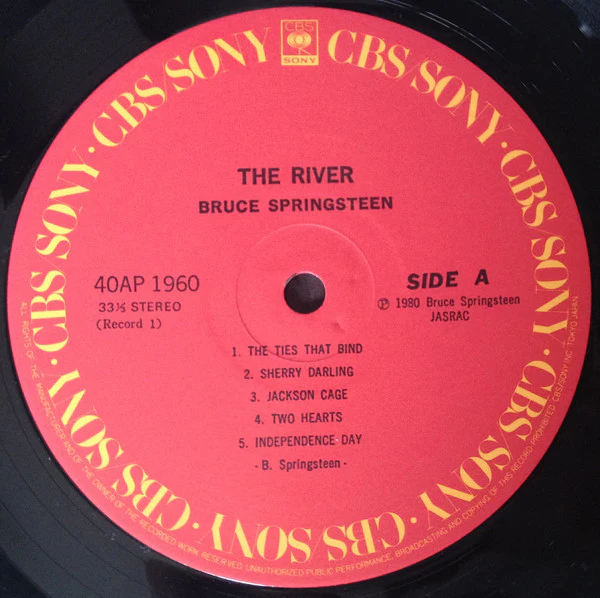 Bruce Springsteen – The River (VG+/E) – 2xLP, JP 1980, No OBI - Image 3