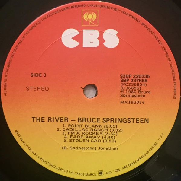 Bruce Springsteen – The River (VG+/VG+) – 2xLP, AU 1980 - Image 5