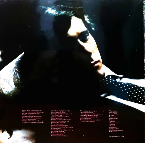 Bryan Ferry – Another Time, Another Place (VG+/VG+) – LP, UK 1974 - Image 2