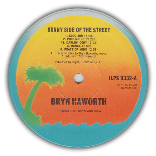 Bryn Haworth – Sunny Side Of The Street (VG+/VG+) – LP, UK - Image 3
