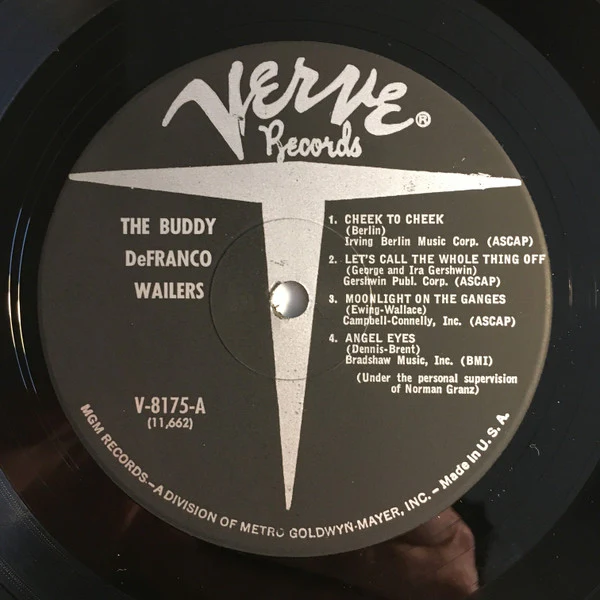 Buddy DeFranco – The Buddy DeFranco Wailers (VG+/VG) – LP, US - Image 3