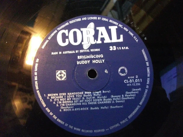 Buddy Holly – Reminiscing (VG/VG) – LP, AU 1963 - Image 4