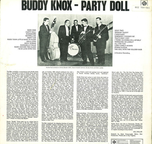 Buddy Knox – Party Doll (VG/VG+) – LP, UK - Image 2