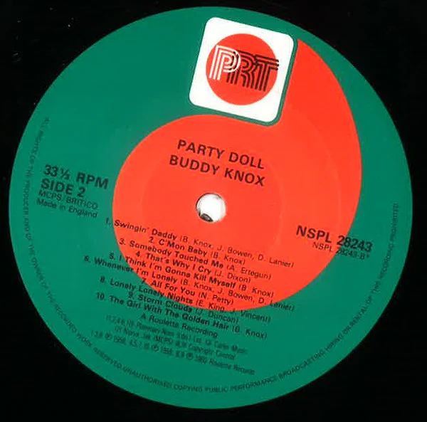 Buddy Knox – Party Doll (VG/VG+) – LP, UK - Image 4