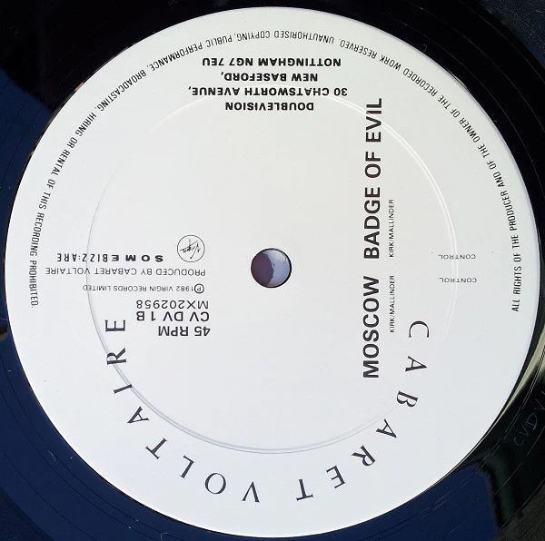 Cabaret Voltaire – The Crackdown (VG+/VG+) – LP, AU 1983 - Image 9
