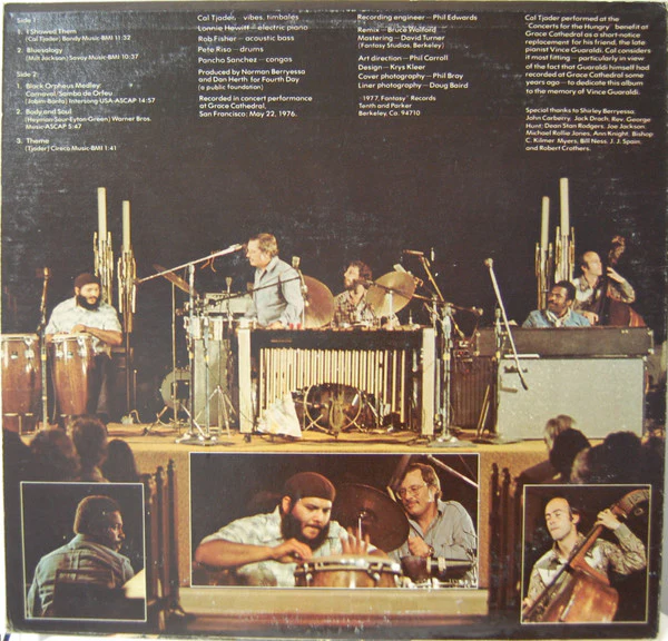Cal Tjader – At Grace Cathedral (VG+/VG+) – LP, US 1977 - Image 2