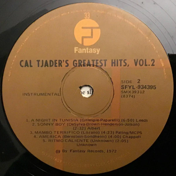 Cal Tjader – Greatest Hits Volume Two (VG+/VG+) – LP, AU 1972 - Image 5