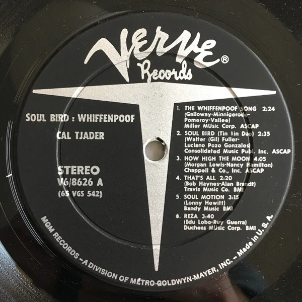 Cal Tjader – Soul Bird: Whiffenpoof (VG/VG+) – LP, US 1965 - Image 3