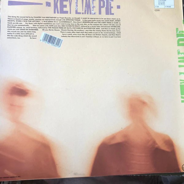 Camper Van Beethoven – Key Lime Pie (VG+/VG+) – LP, AU 1989 - Image 2