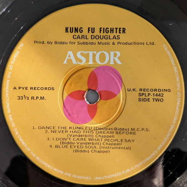 Carl Douglas – Kung Fu Fighter (VG/VG+) – LP, AU 1974 - Image 4