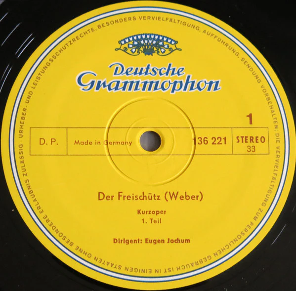 Carl Maria von Weber, Irmgard Seefried, Rita Streich, Kurt Böhme, Richard Holm, Eberhard Wächter, Eugen Jochum – Der Freischütz (VG+/E) – LP, DE - Image 3