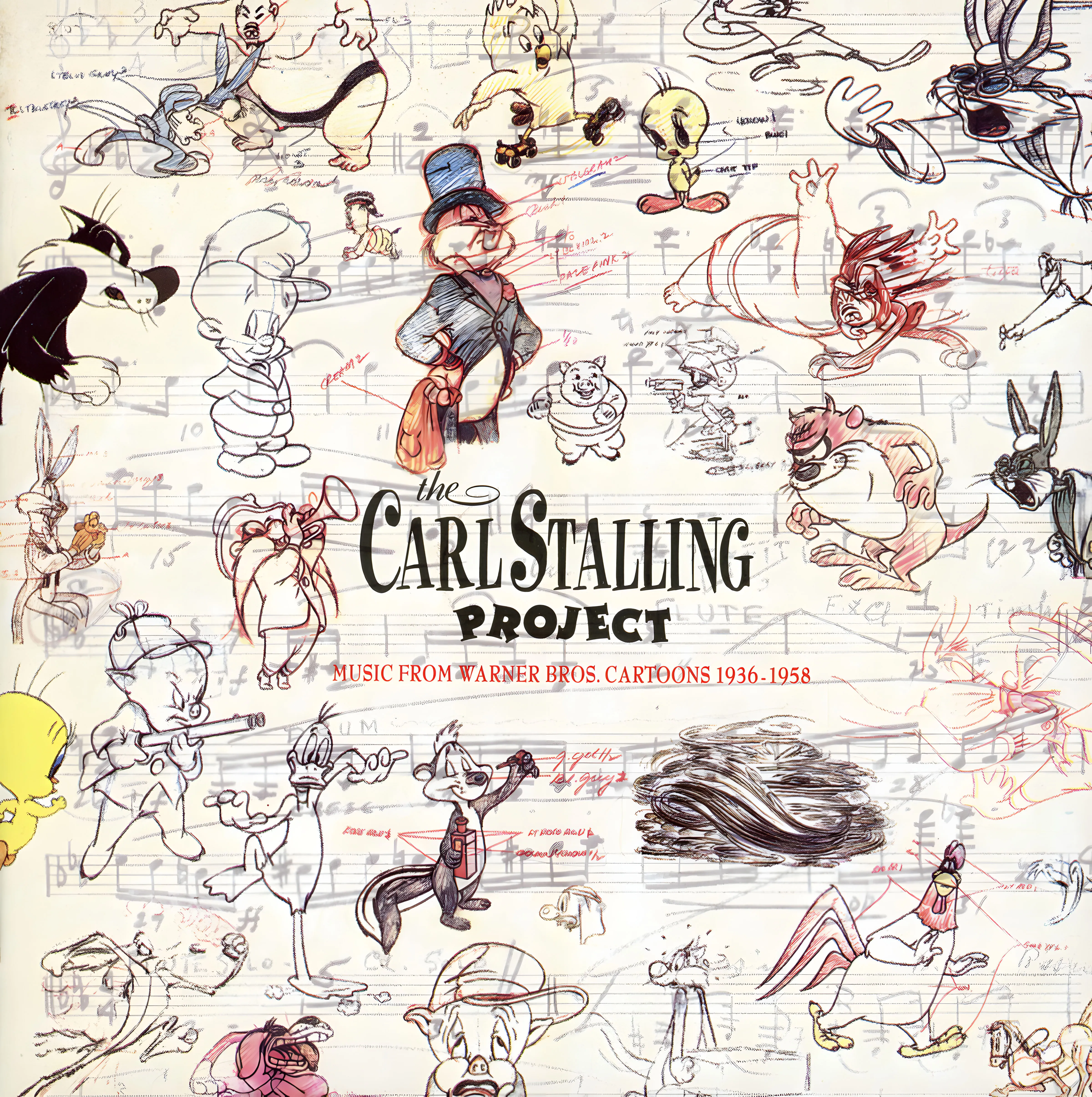 Carl Stalling – The Carl Stalling Project (Music From Warner Bros. Cartoons 1936-1958) (2xLP, Red & Blue Vinyl)