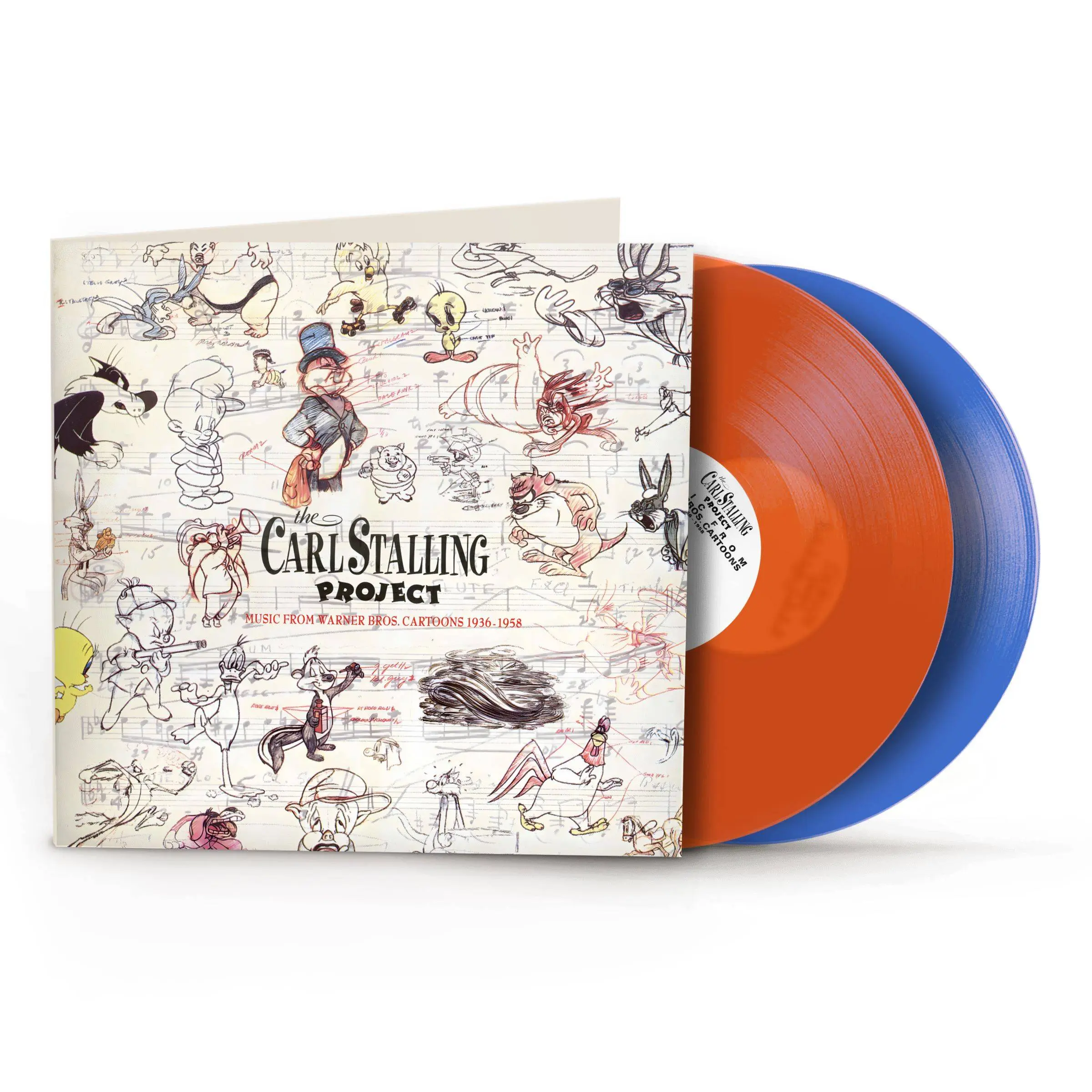 Carl Stalling – The Carl Stalling Project (Music From Warner Bros. Cartoons 1936-1958) (2xLP, Red & Blue Vinyl) - Image 2