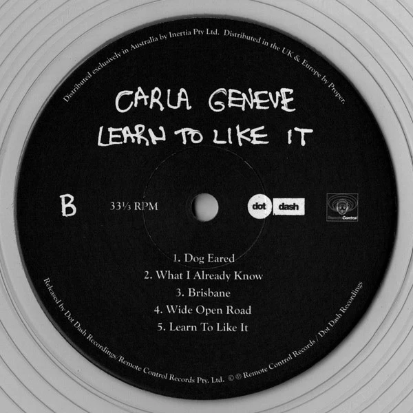 Carla Geneve – Learn To Like It (VG+/E) – LP, AU 2022 - Image 10