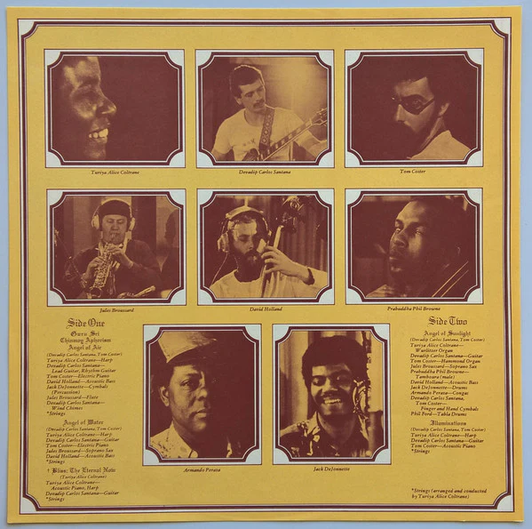 Carlos Santana, Alice Coltrane – Illuminations (VG+/E) – LP, AU 1974 - Image 3