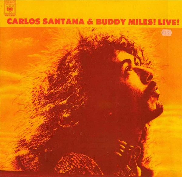 Carlos Santana, Buddy Miles – Carlos Santana And Buddy Miles! Live! (VG+/VG+) – LP, AU 1972