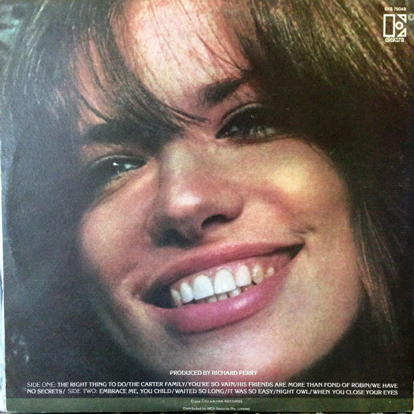 Carly Simon – No Secrets (VG/G+) – LP, AU 1972 - Image 3