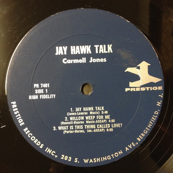 Carmell Jones – Jay Hawk Talk (VG/VG+) – LP, US 1965 - Image 3