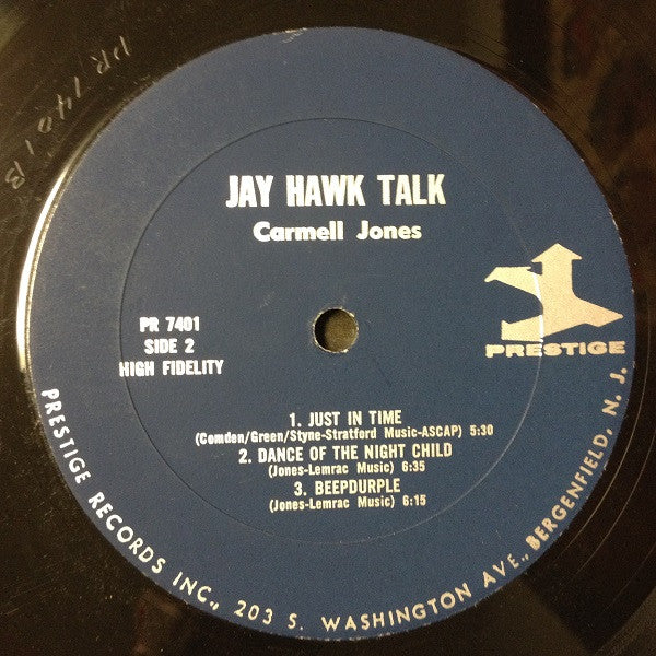 Carmell Jones – Jay Hawk Talk (VG/VG+) – LP, US 1965 - Image 4