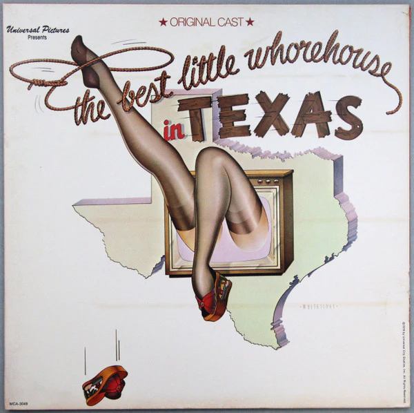 Carol Hall, "The Best Little Whorehouse In Texas" Cast – The Best Little Whorehouse In Texas (VG+/E) – LP, US 1978