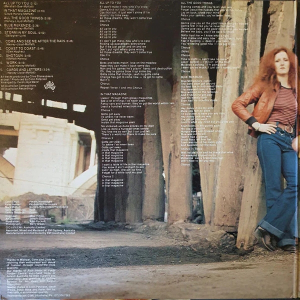 Carol Lloyd Band – Mother Was Asleep At The Time (VG/VG) – LP, AU 1976 - Image 5