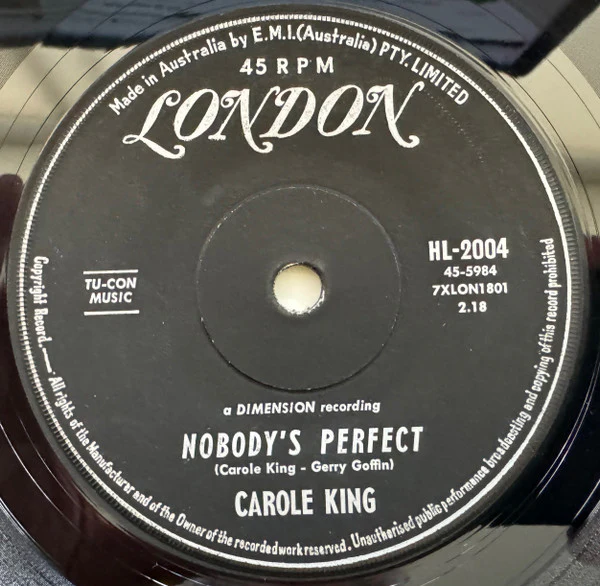 Carole King – It Might As Well Rain Until September (E/Generic) – 7", AU 1962 - Image 2