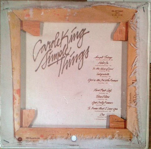 Carole King – Simple Things (VG+/VG+) – LP, UK 1977 - Image 2