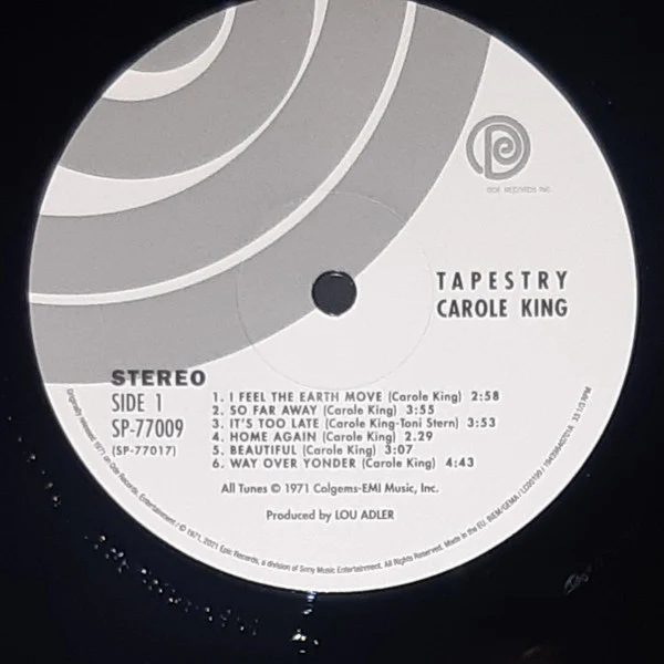 Carole King – Tapestry (VG+/VG+) – LP, EU 2021 - Image 5