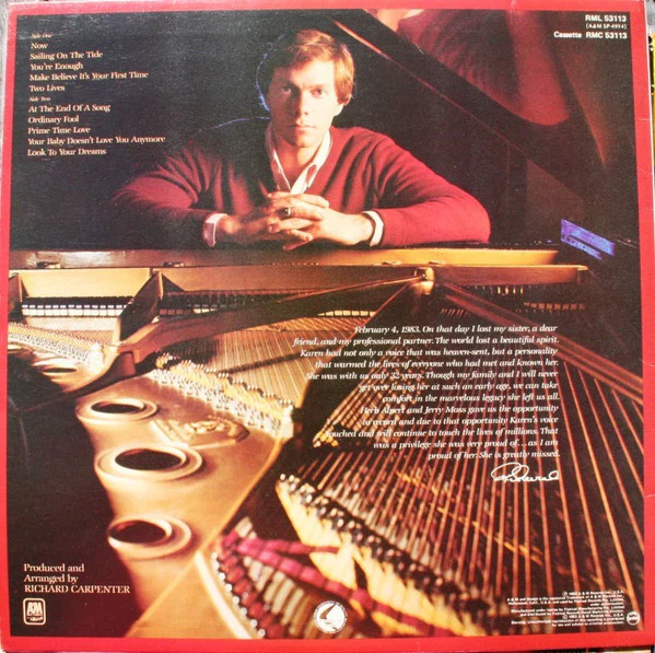 Carpenters – Voice Of The Heart (VG+/VG+) – LP, AU 1983 - Image 2