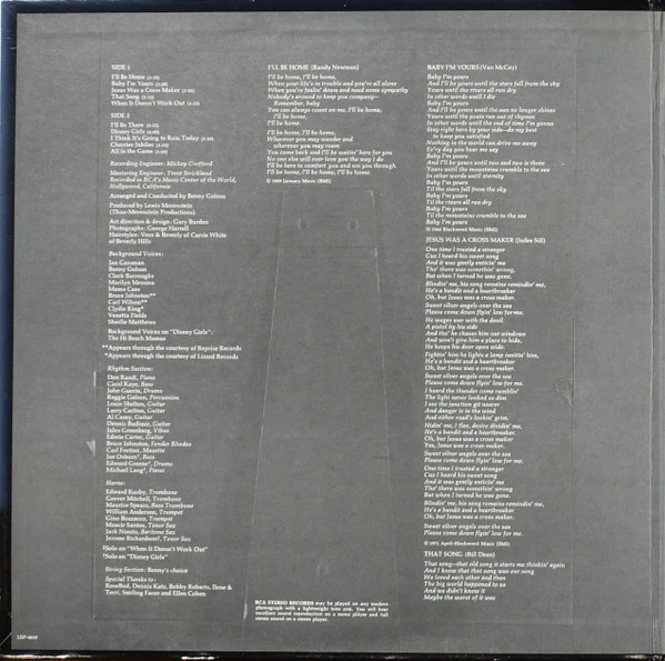Cass Elliot – Cass Elliot (VG+/VG+) – LP, US 1972 - Image 2