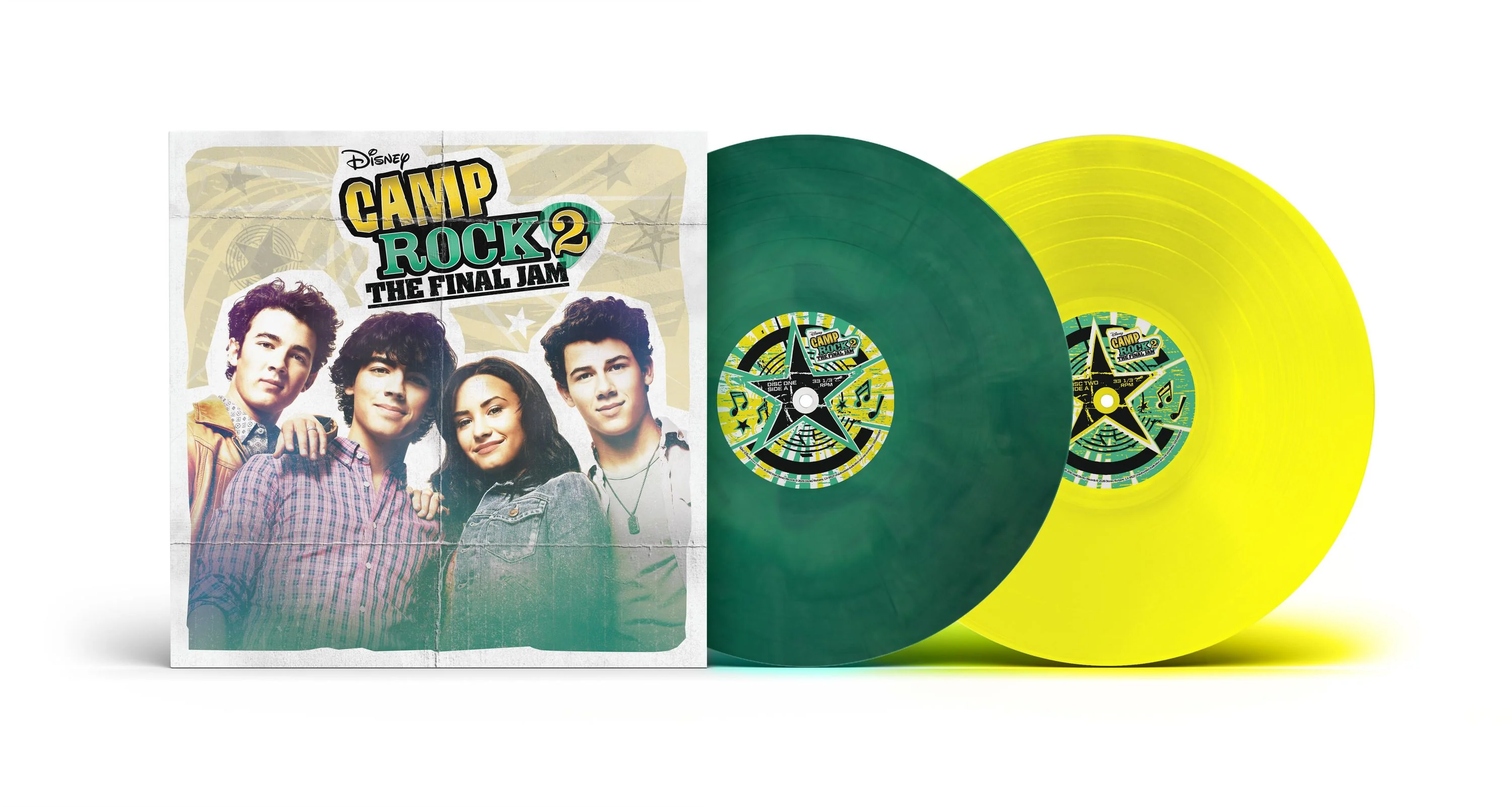 Cast Of Camp Rock – Camp Rock 2: The Final Jam (2xLP,  Forest Pine Green and Sunburst Yellow) - Image 2