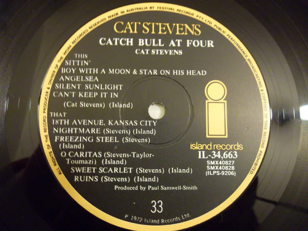 Cat Stevens – Catch Bull At Four (VG/VG+) – LP, AU 1972 - Image 5