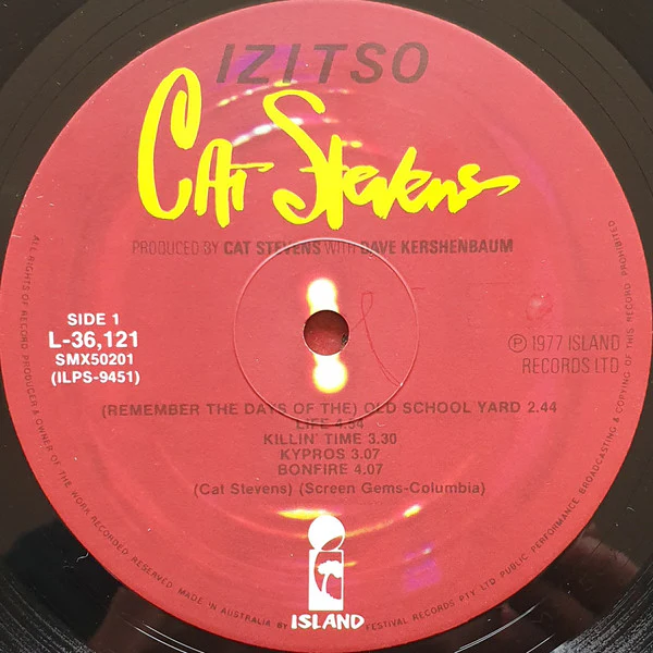 Cat Stevens – Izitso (VG/VG+) – LP, AU 1977 - Image 4