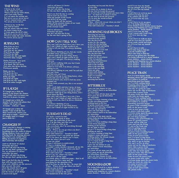 Cat Stevens – Teaser And The Firecat (VG+/E) – LP, EU 2021 - Image 4