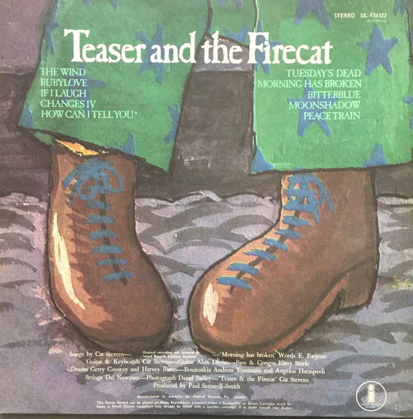 Cat Stevens – Teaser And The Firecat (VG/VG+) – LP, AU - Image 2