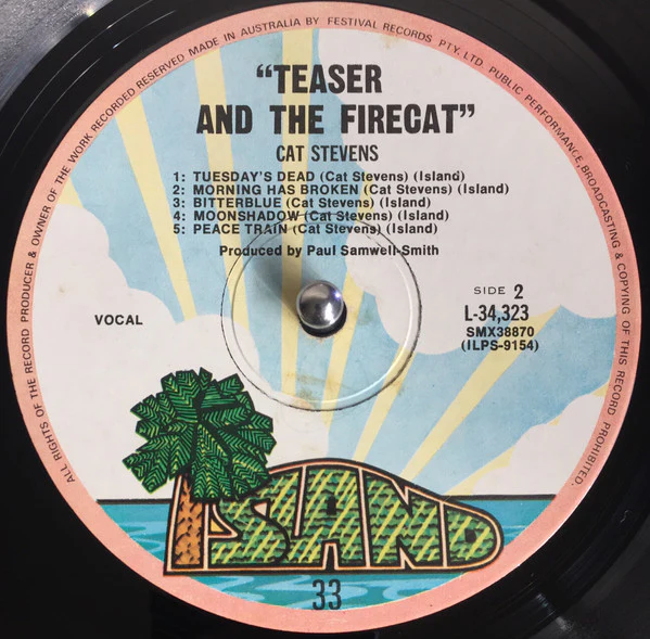 Cat Stevens – Teaser And The Firecat (VG/VG+) – LP, AU - Image 5