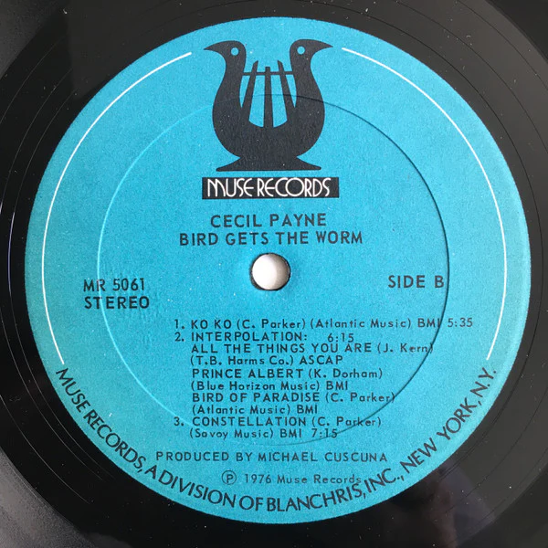 Cecil Payne – Bird Gets The Worm (E/VG+) – LP, US 1976 - Image 4