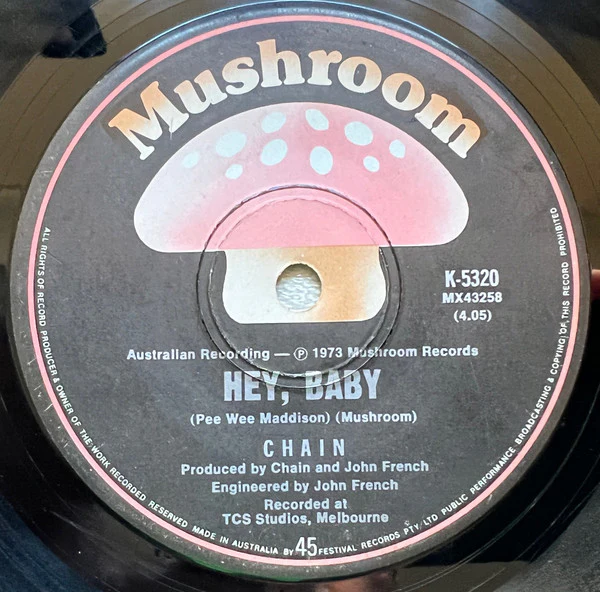 Chain – I'm Gonna Miss You, Babe (VG+/Generic) – 7", AU 1973 - Image 2