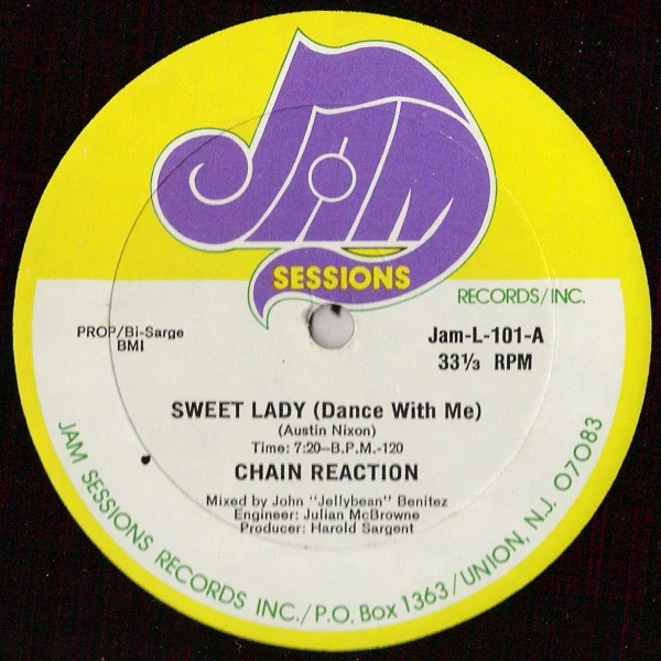 Chain Reaction – Sweet Lady (Dance With Me) (VG/Generic) – 12", US 1979