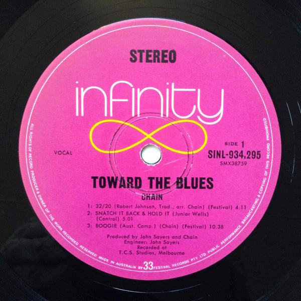 Chain – Toward The Blues (E/E) – LP, AU 1971 - Image 5
