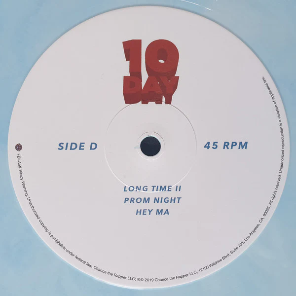 Chance The Rapper – 10 Day (M/M) – 2xLP, US 2019 - Image 7