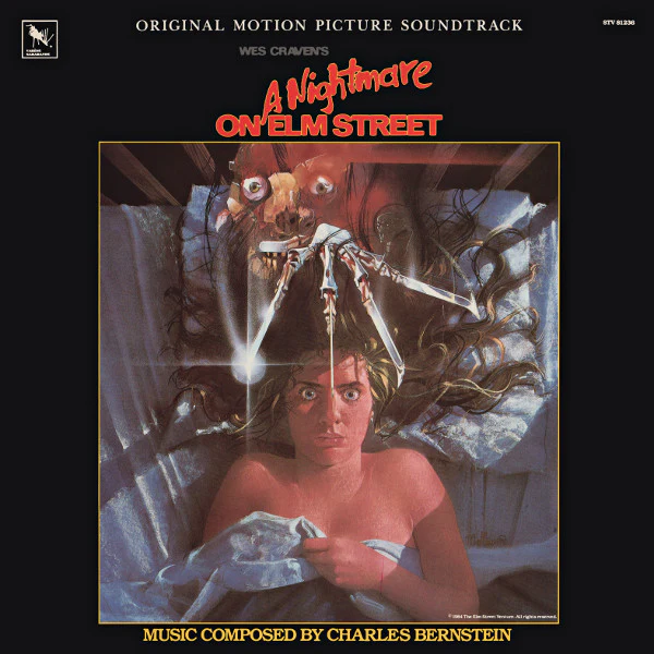 Charles Bernstein – Wes Craven's A Nightmare On Elm Street (Original Soundtrack) (VG+/VG+) – LP, EU 1989