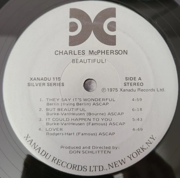 Charles McPherson – Beautiful! (VG+/VG+) – LP, US 1975 - Image 3