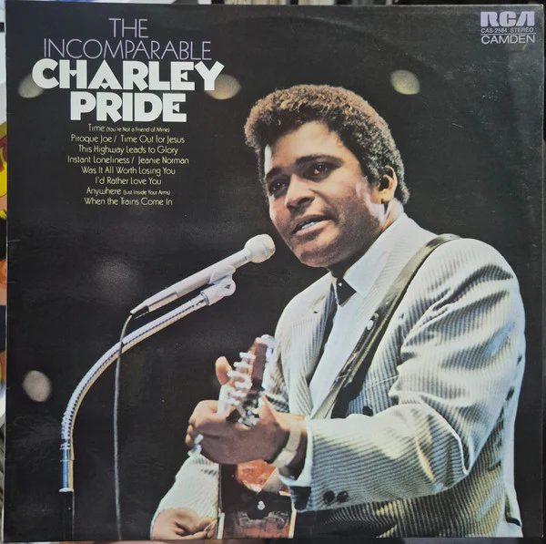 Charley Pride – The Incomparable Charley Pride (VG+/VG+) – LP, AU 1972