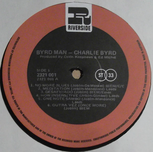 Charlie Byrd – Byrd Man (VG+/VG+) – LP, AU - Image 3