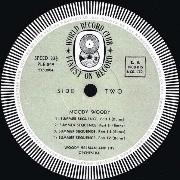 Woody Herman And His Orchestra, Charlie Byrd – Moody Woody Featuring Summer Sequence (E/E) – LP, AU 1964 - Image 4